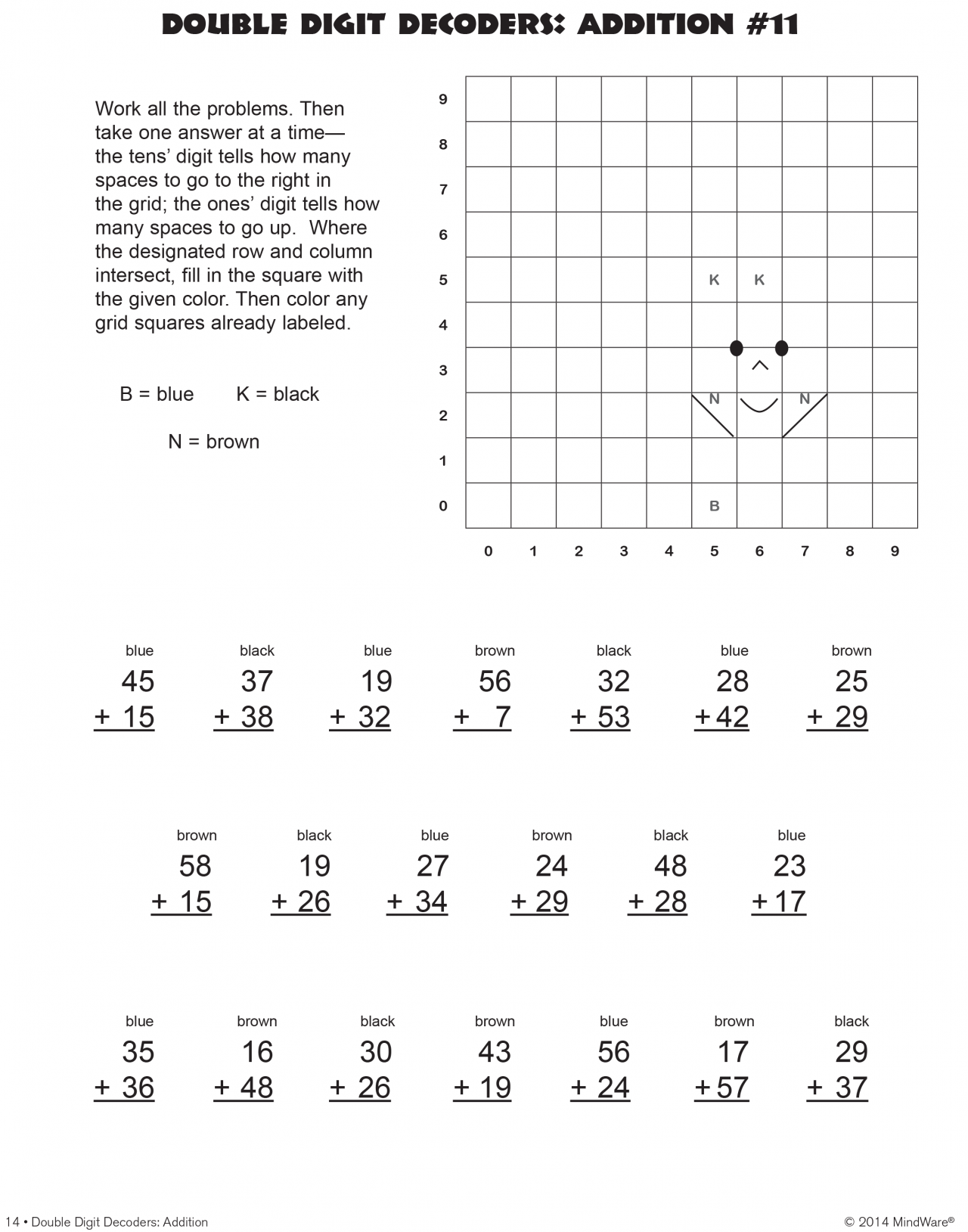 The STEAM Room » Math – Double Digit Decoders: Addition