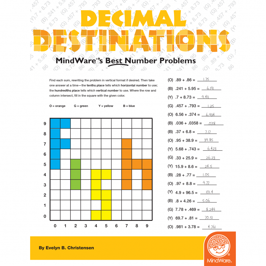 The STEAM Room Math Mosaics Decimal Destinations