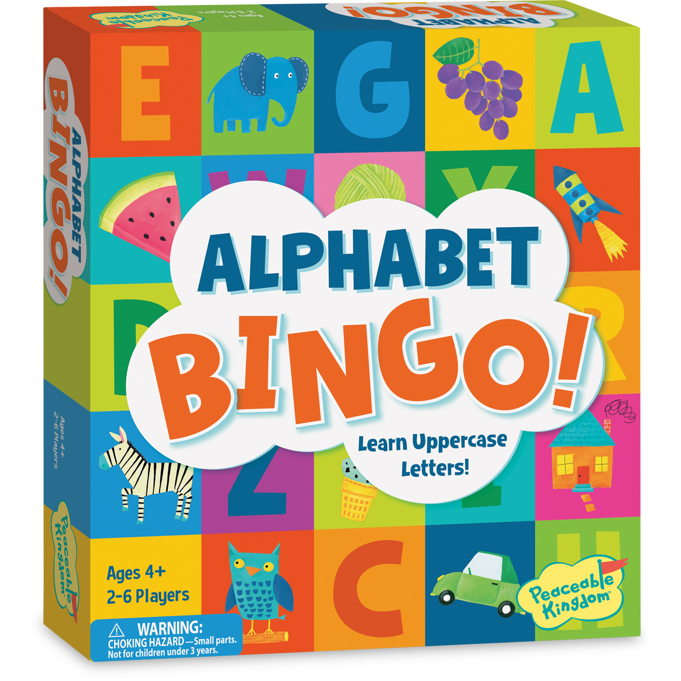Deeplay Alphabet Bingo Game Card Board Matching Game Set ABC Letters Animals 